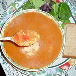 Sopa de cacahuetes africana