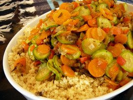 Cuscús con vegetales