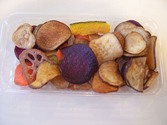 Chips de verduras caseros 