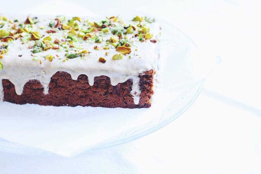 Carrot cake vegana y sin gluten