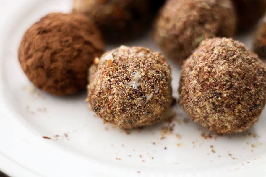 Trufas de semillas: veganas y raw