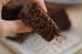 Budín de café, cacao y naranja