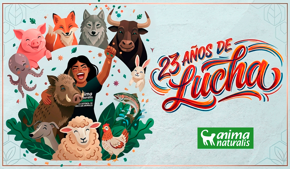 ¡Feliz cumpleaños 23, querida AnimaNaturalis!