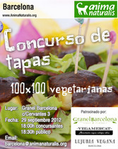 Este sábado, ¡ven al concurso de tapas 100% vegetarianas en Barcelona!