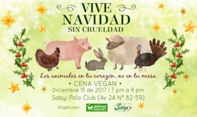 ¡Vive NAVIDAD SIN CRUELDAD con AnimaNaturalis y Sabyi!