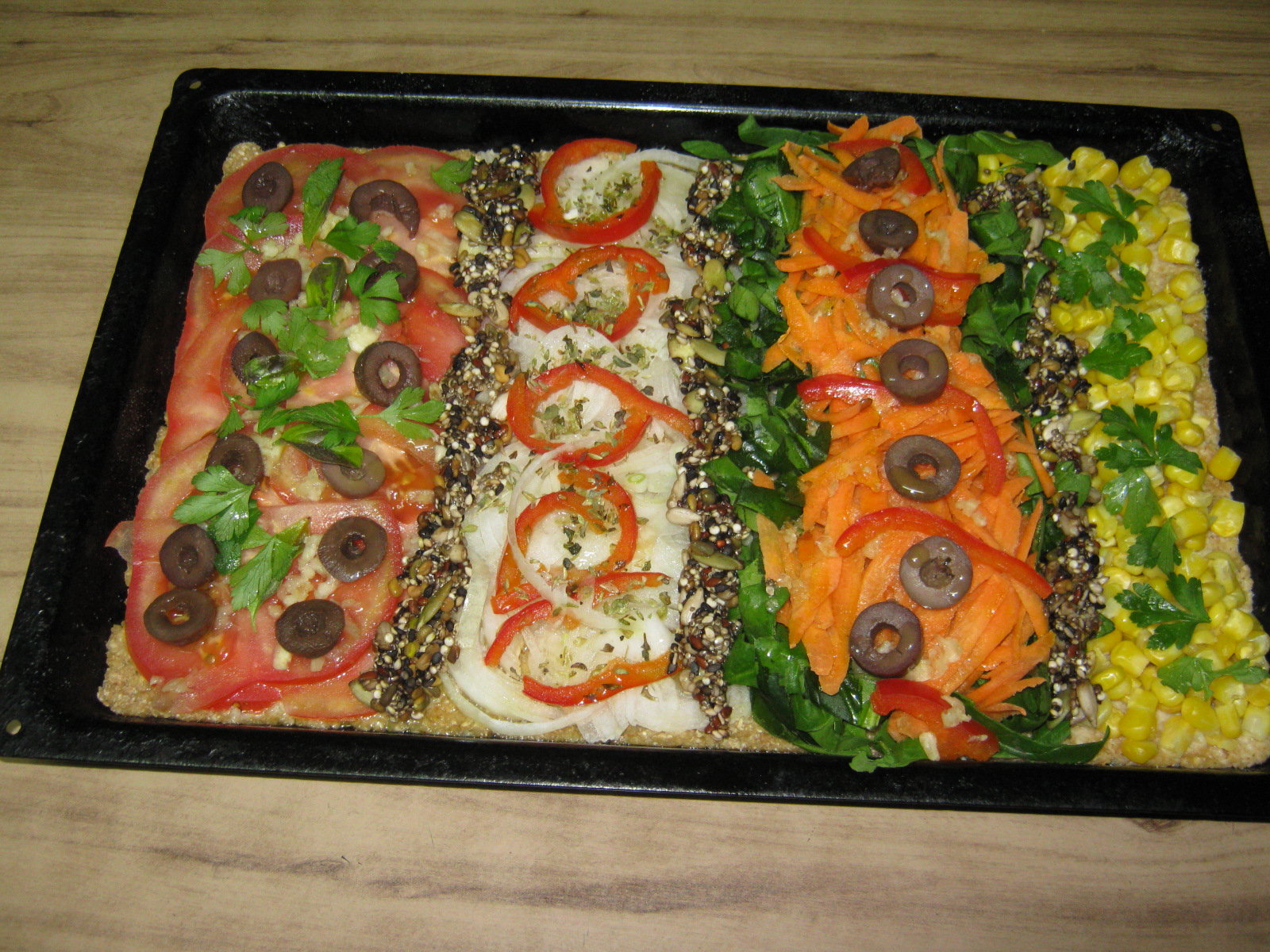 Pizza de colores | HazteVeg.com