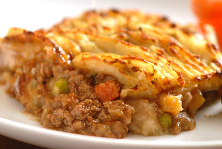 Pastel de carne de soya 