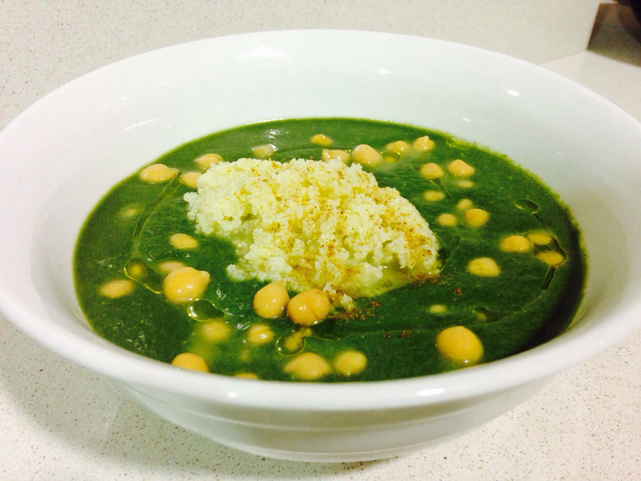 Crema De Acelgas Y Espinacas Con Mijo Y Garbanzos Hazteveg Com