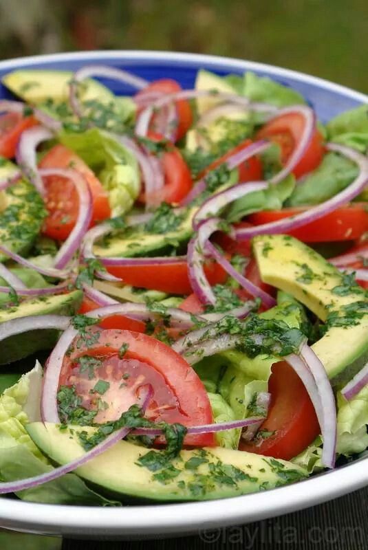 Ensalada de aguacate 