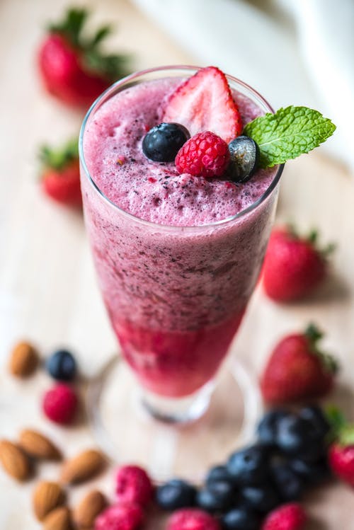 Smoothie de frutos rojos 