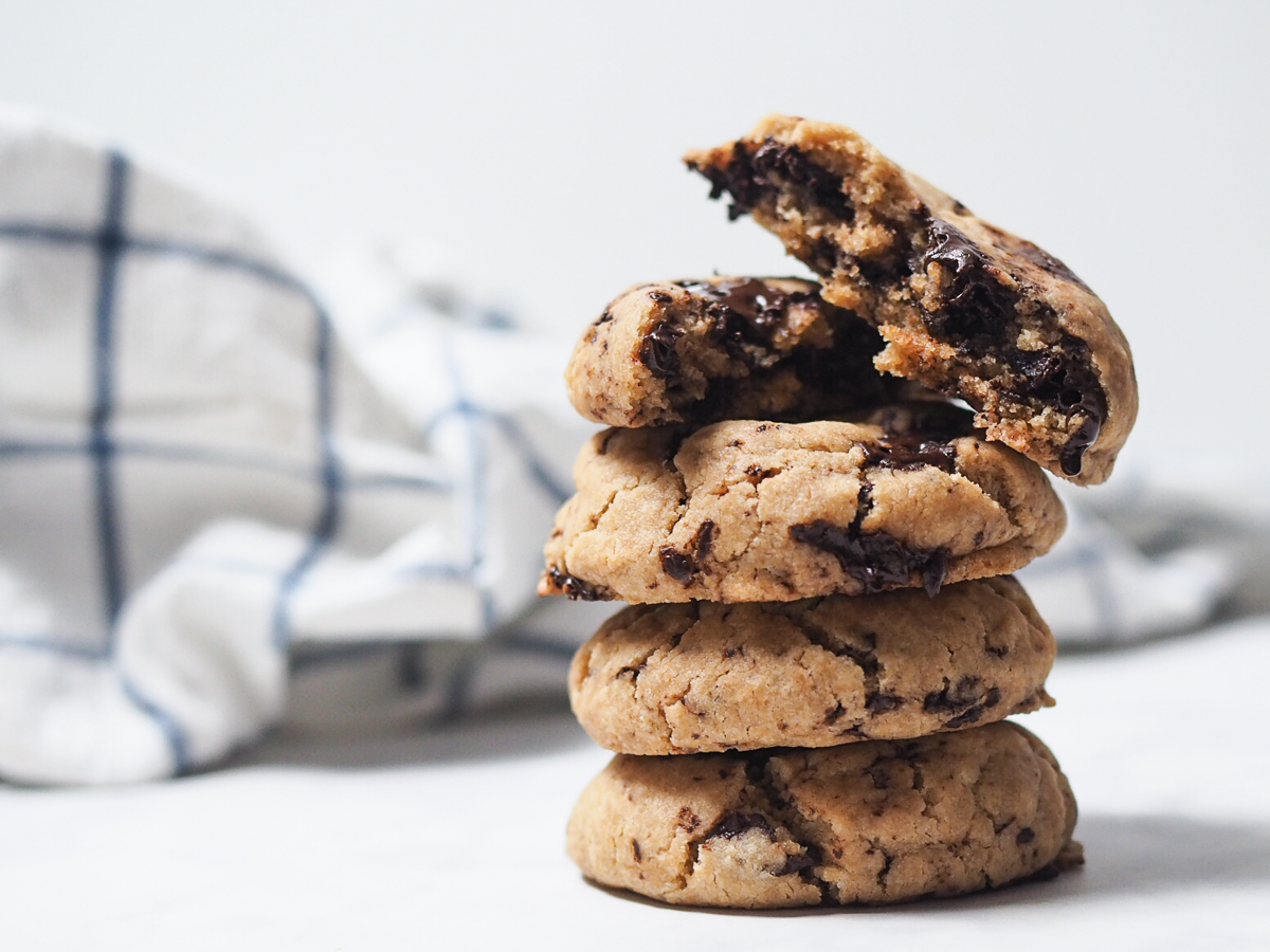 Galletas sin gluten con chips de chocolate