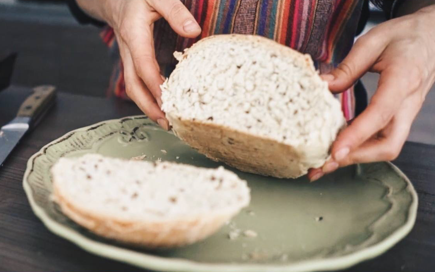 Pan integral vegano ¡amasado en casa! 