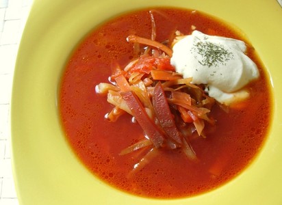 Borscht (sopa de remolacha)