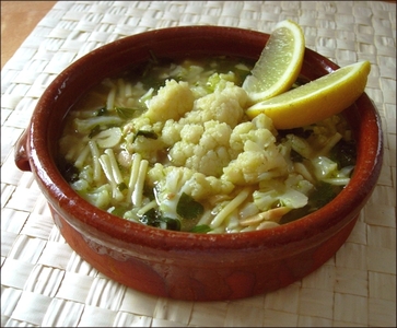 Sopa de coliflor