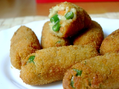 Croquetas de judías verdes