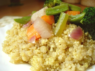 Quinoa a la jardinera
