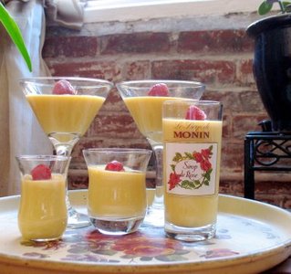 Mousse de fruta de la pasión