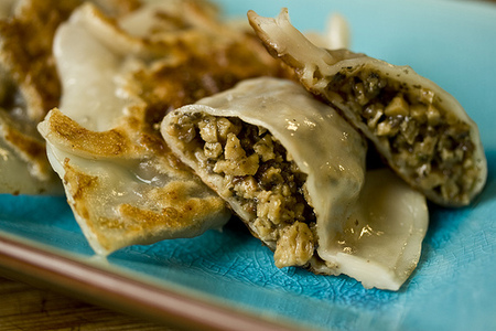 Empanadas de seitán y hongos