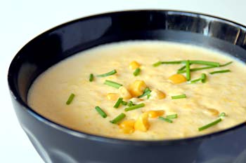 Sopa crema de maíz 