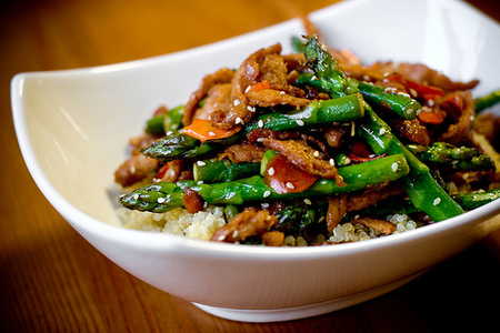 Ensalada de quinoa y soja