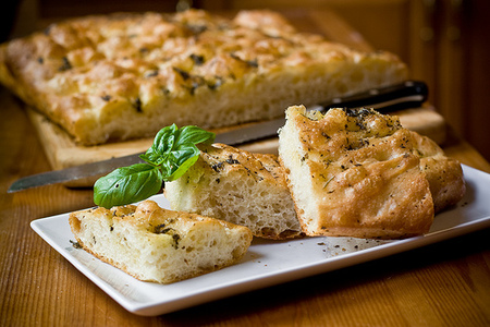 Focaccia de hierbas