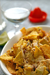 Tempeh con verduras y chips