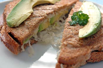 Sandwich de aguacate