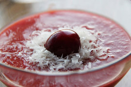 Gazpacho de cerezas