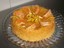 Torta de mandarinas