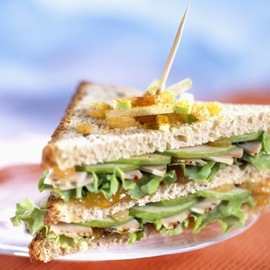 Sandwich take away vegano