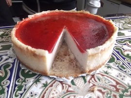 Cheescake de frutilla @el hogar de luci