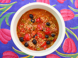 Arroz caldoso de la huerta