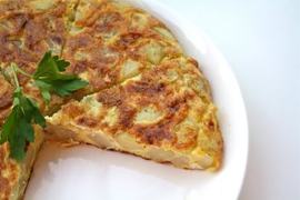 Tortilla de papa vegana  (nueva receta)