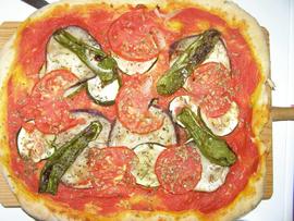 Pizza de verduras asadas