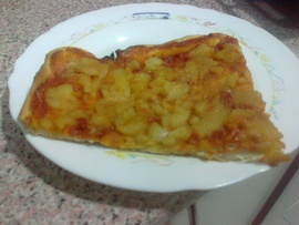 Pizza de mozzarela vegana