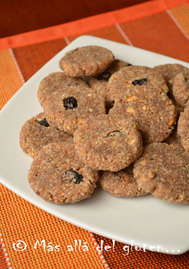 Galletas "vivas" de manzana y nueces