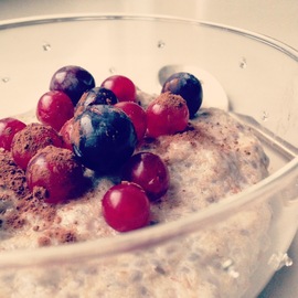 Porridge crudivegano