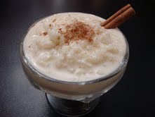 Arroz con leche de soya con canela y piloncillo