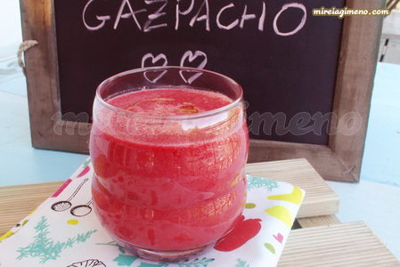 Gazpacho con zanahoria y remolacha