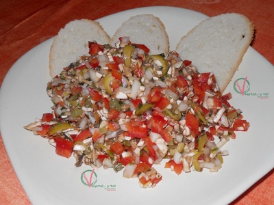 Ceviche de champiñones