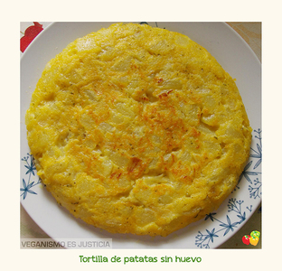 Tortilla de patatas y cebolleta 