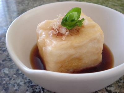 Tofu agedashi