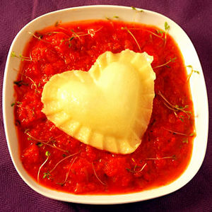 Raviolis románticos