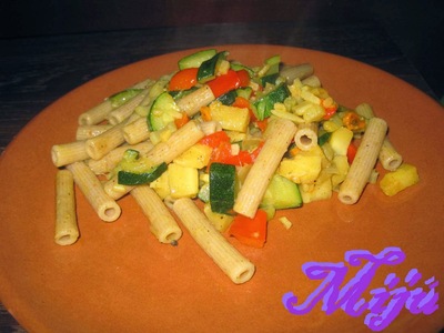 Pasta con chirivia