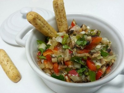 Ceviche de champiñones