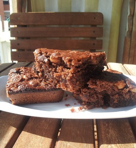 Brownie de avellanas