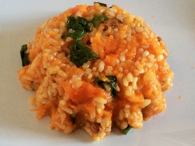 Arroz al curry con verduras