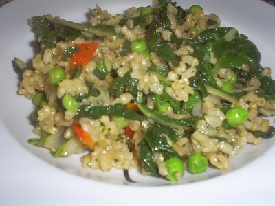 Arroz con Acelgas