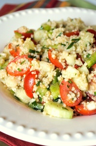 Quinoa con verduritas y setas