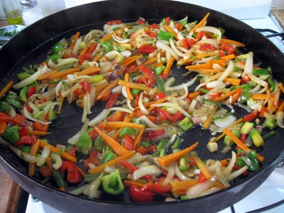 Verduras a la sidra